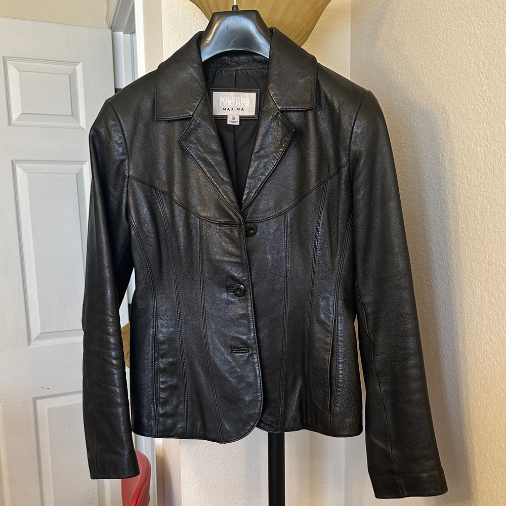 Women's Black Wilsons Leather Jacket